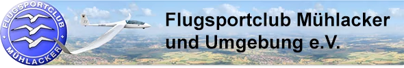Header-Logo mit Grafik vom Flugsportclub Mühlacker und Umgebung e.V.