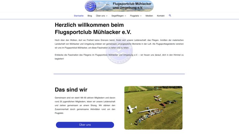 Neue Webseite vom FSC Mühlacker ist ONLINE!